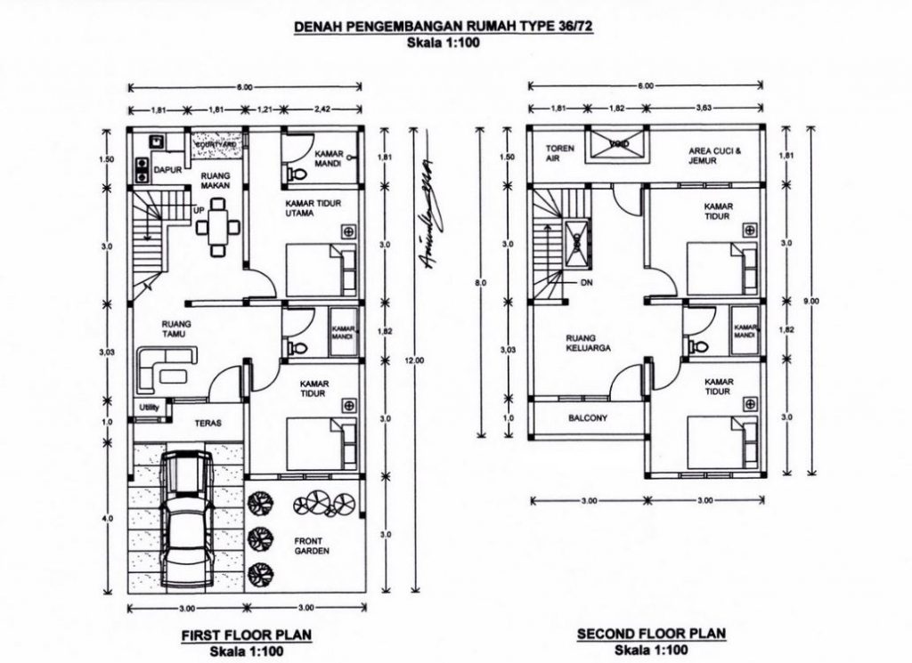 Ini Dia Cara  Membaca  Skala Denah  Rumah  Pinhome