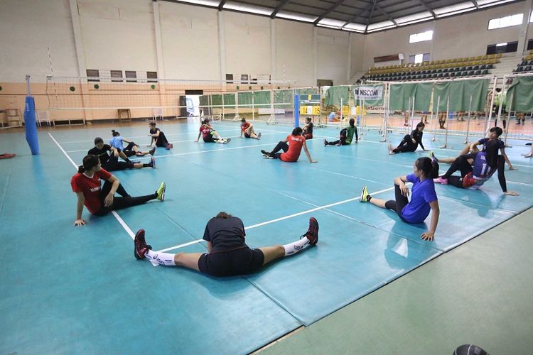 cara latihan fisik bola voli