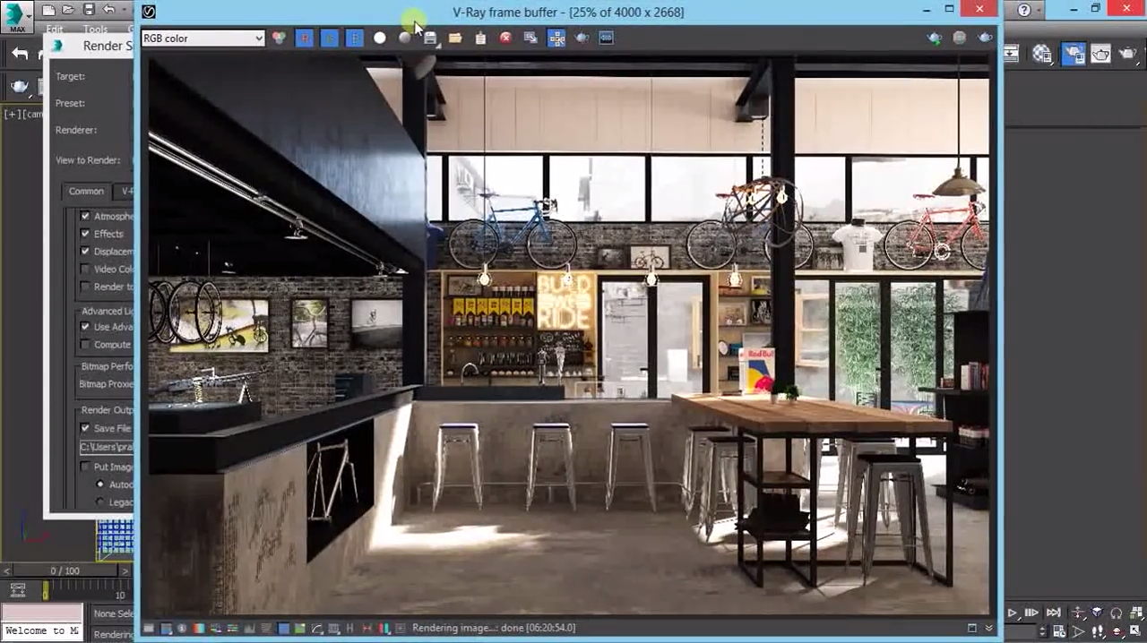 Menggambar Dengan 3D Max Vray Rendering Realistic Pinhome