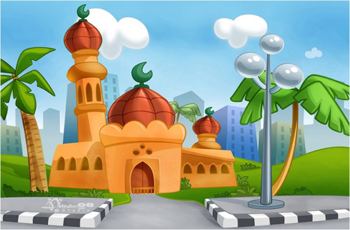 Gambar montase masjid