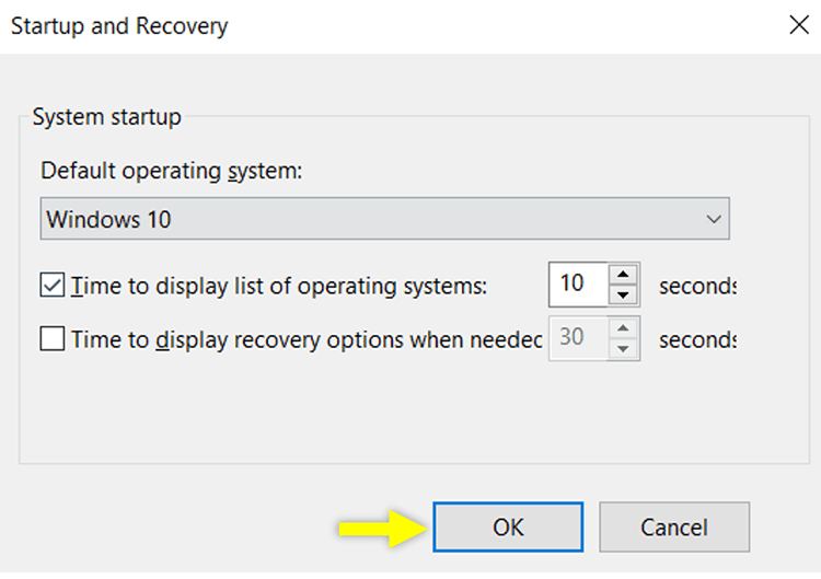 Setting Display List Untuk Percepat Booting Windows