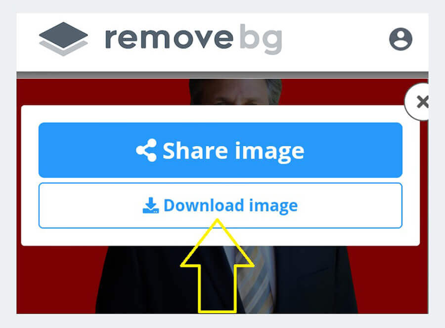 Simpan Hasil Foto Remove BG