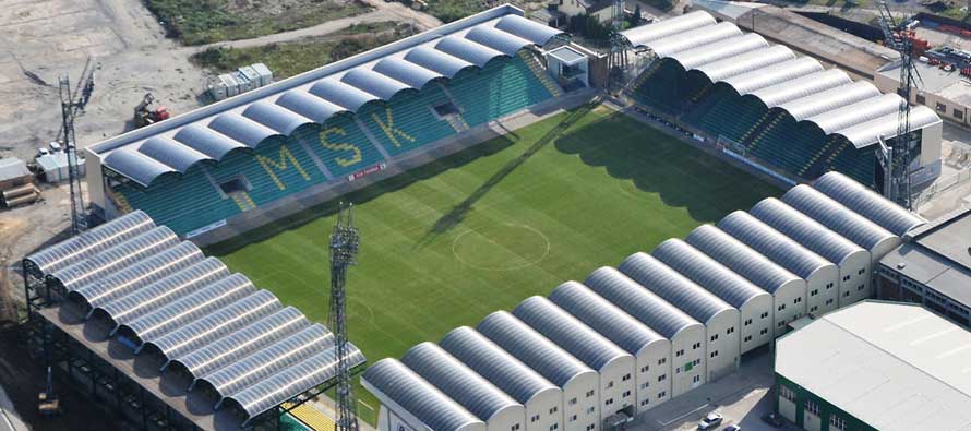 Stadion Pod Dubnom menjadi salah satu stadion terkecil yang ada di dunia