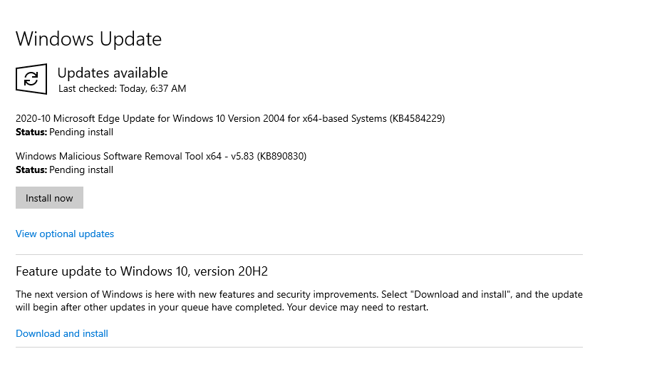 Update Windows ke Versi Terbaru