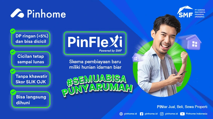 <strong>Sekarang #SemuaBisaPunyaRumah dengan Program PinFlexi</strong>