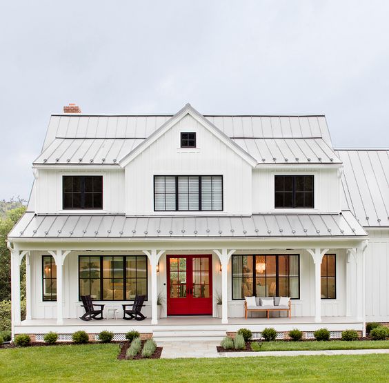 Desain Rumah American Farmhouse