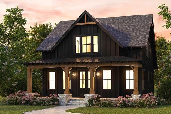 Desain Rumah American Farmhouse