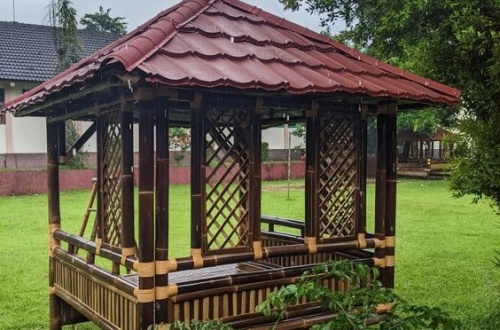 Model Gazebo Bambu