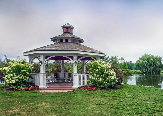 Model Gazebo Bambu