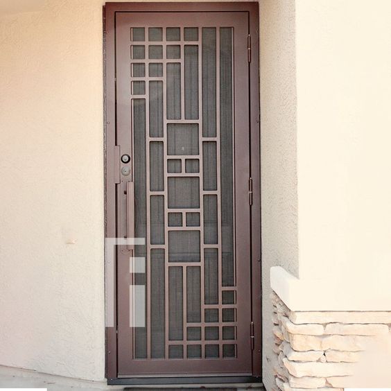 model pintu besi samping rumah
