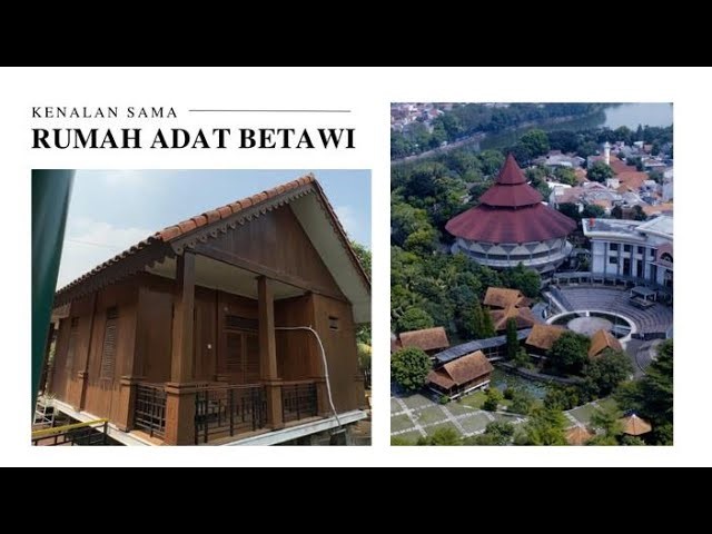 Rumah adat Betawi.