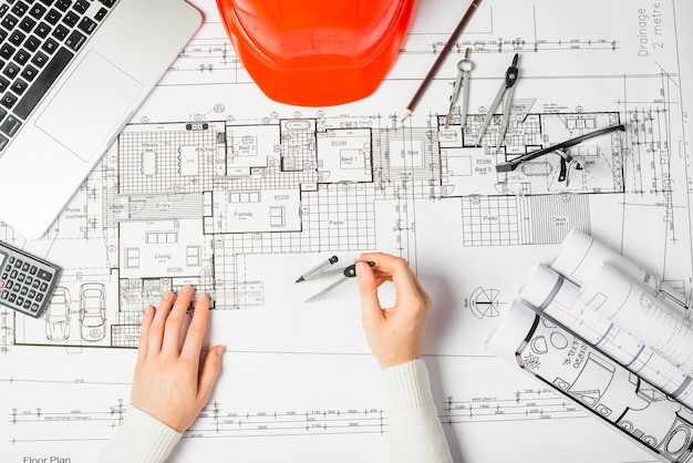 Perbedaan site plan dan block plan. 