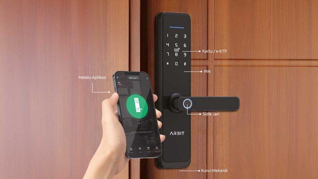 Arbit Smart Wifi Door Lock smart door terbaik